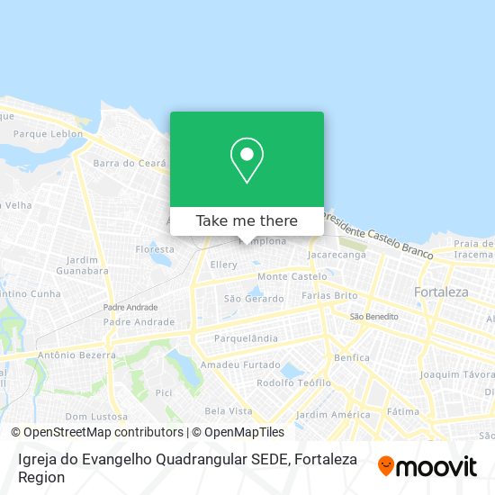 Igreja do Evangelho Quadrangular SEDE map