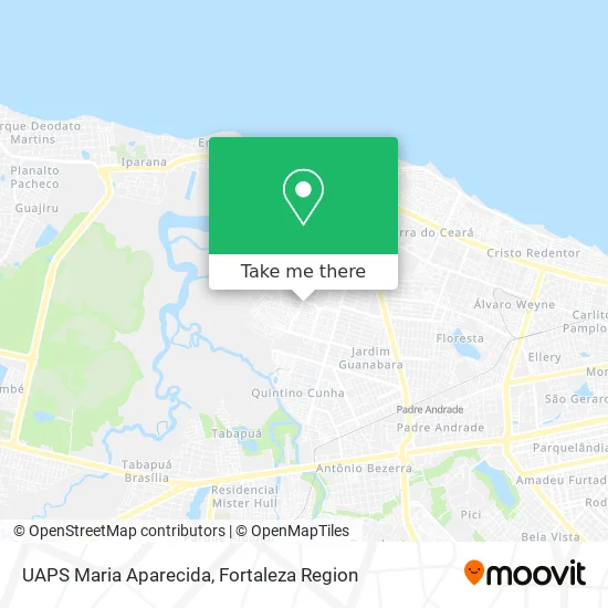 UAPS  Maria Aparecida map