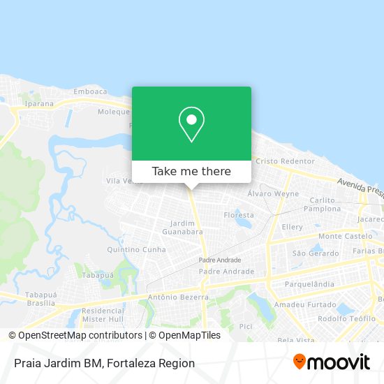 Praia Jardim BM map