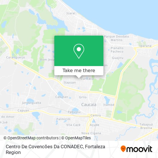 Centro De Covencões Da CONADEC map