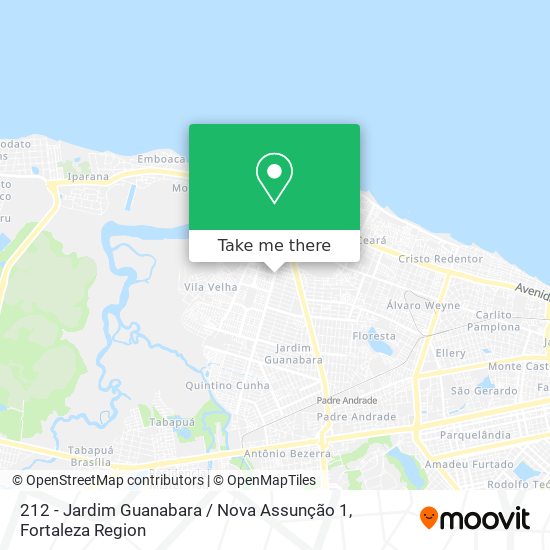212 - Jardim Guanabara / Nova Assunção 1 map