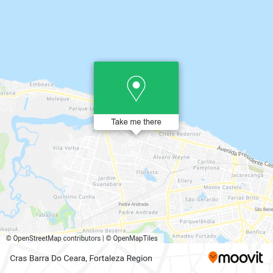 Cras Barra Do Ceara map