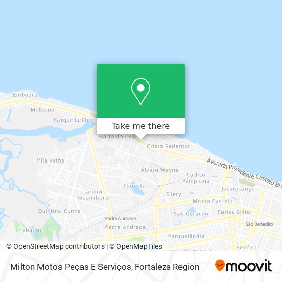 Milton Motos Peças E Serviços map