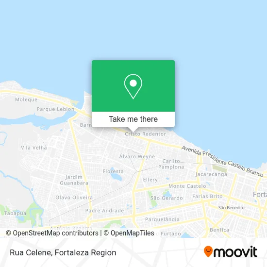 Rua Celene map