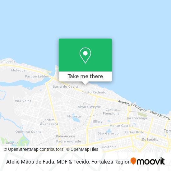 Ateliê Mãos de Fada. MDF & Tecido map