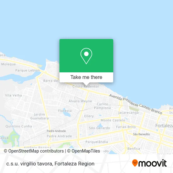 c.s.u. virgilio tavora map