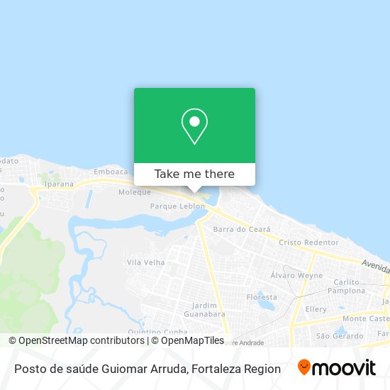 Posto de saúde Guiomar Arruda map