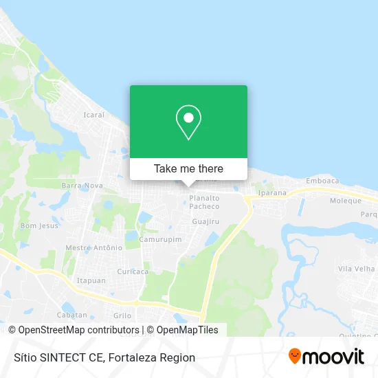 Sítio SINTECT CE map