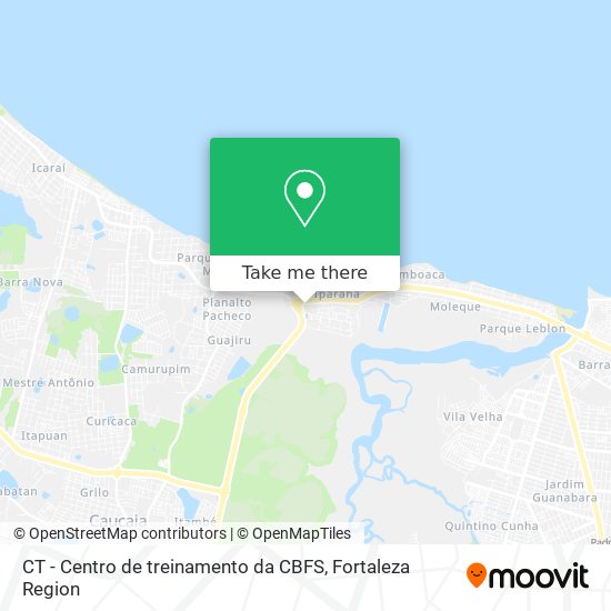CT - Centro de treinamento da CBFS map