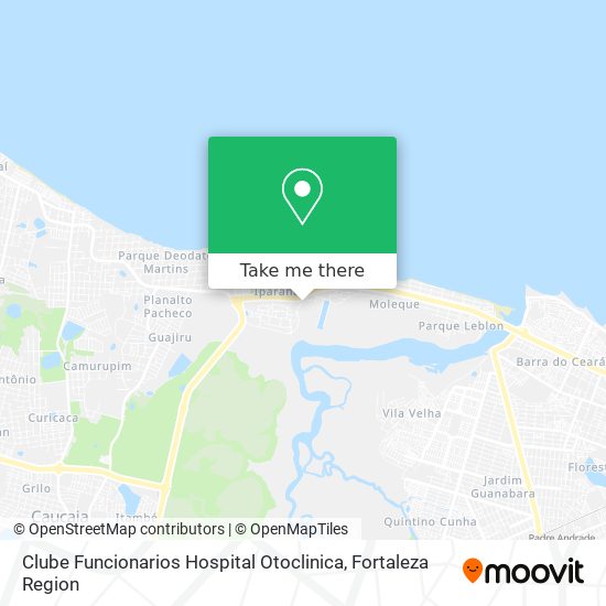 Clube Funcionarios Hospital Otoclinica map