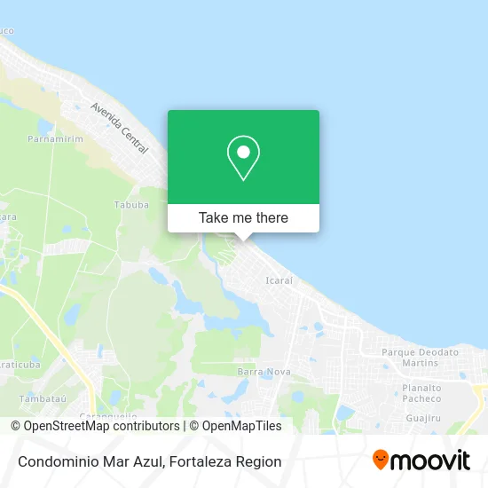 Condominio Mar Azul map