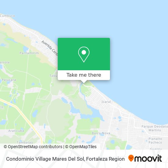 Condominio Village Mares Del Sol map