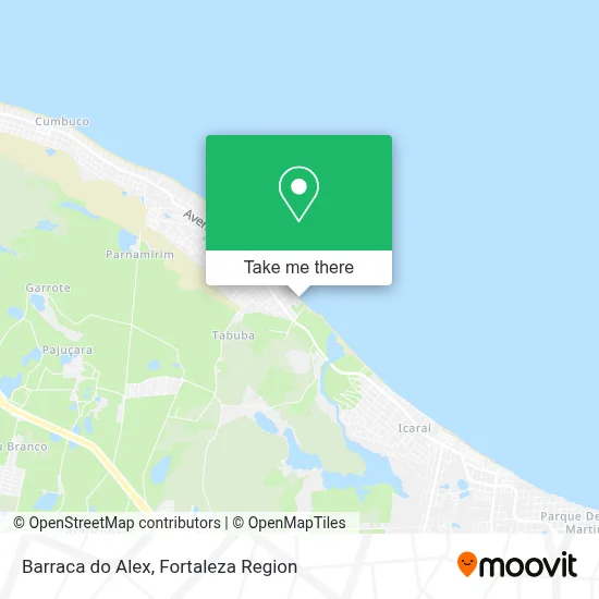 Barraca do Alex map