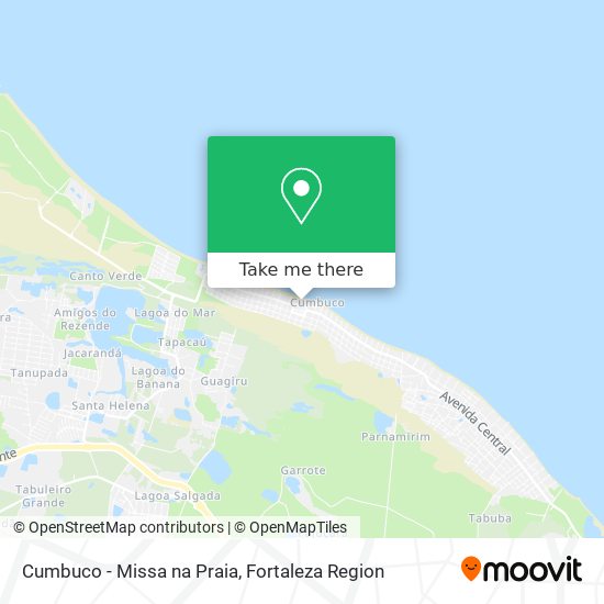 Cumbuco - Missa na Praia map