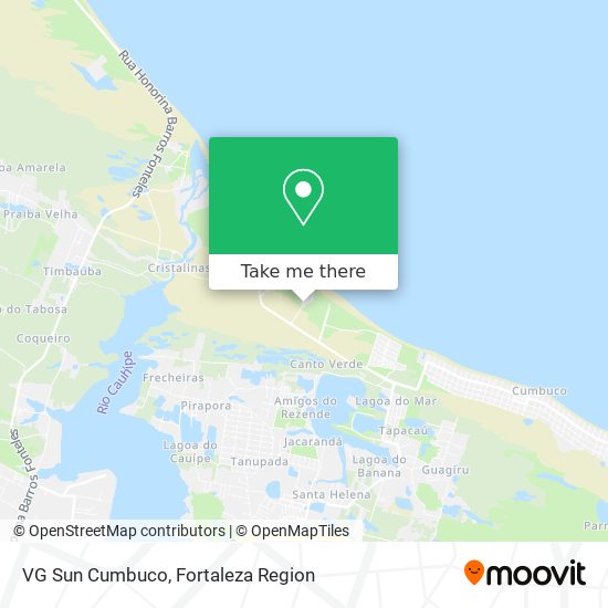 VG Sun Cumbuco map
