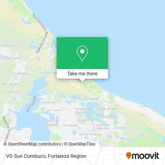 VG Sun Cumbuco map