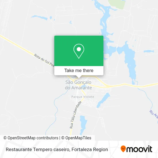 Restaurante Tempero caseiro map