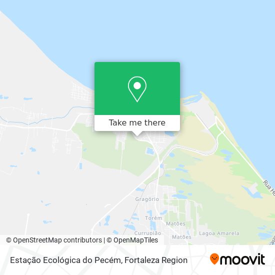 Estação Ecológica do Pecém map