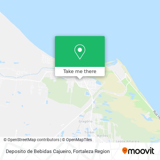 Deposito de Bebidas Cajueiro map