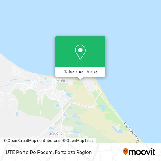 UTE Porto Do Pecem map