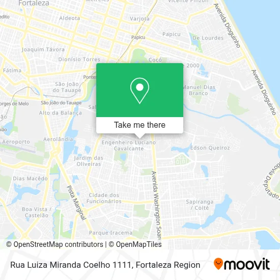 Rua Luiza Miranda Coelho 1111 map