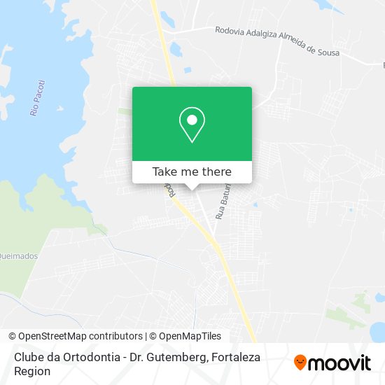 Mapa Clube da Ortodontia - Dr. Gutemberg