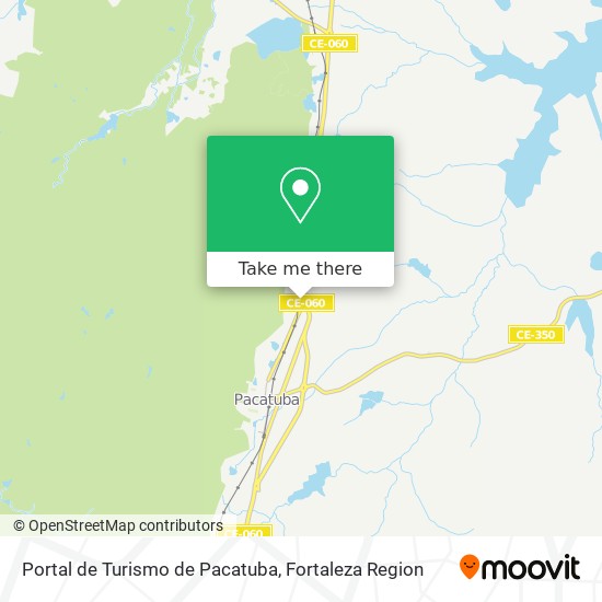 Mapa Portal de Turismo de Pacatuba