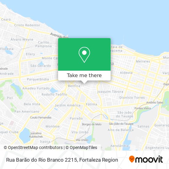 Mapa Rua Barão do Rio Branco 2215