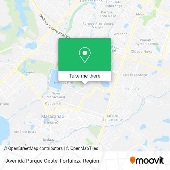 Avenida Parque Oeste map