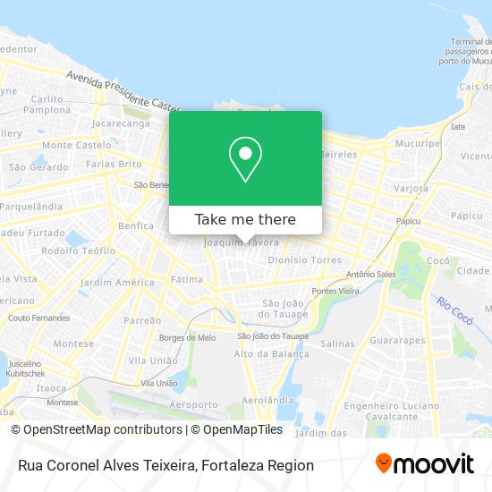 Rua Coronel Alves Teixeira map