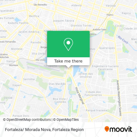 Fortaleza/ Morada Nova map