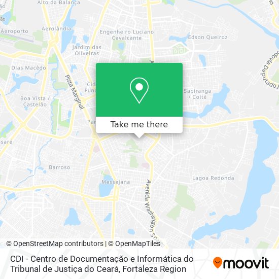 CDI - Centro de Documentação e Informática do Tribunal de Justiça do Ceará map