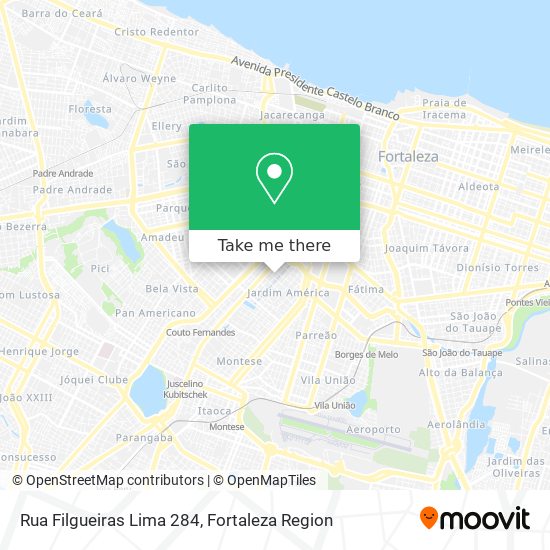 Mapa Rua Filgueiras Lima 284