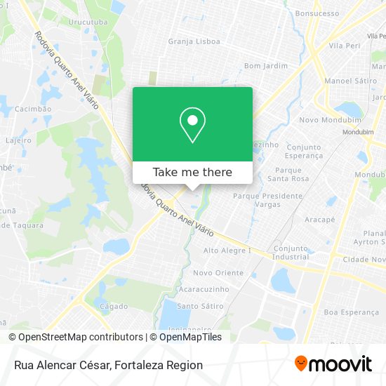 Rua Alencar César map