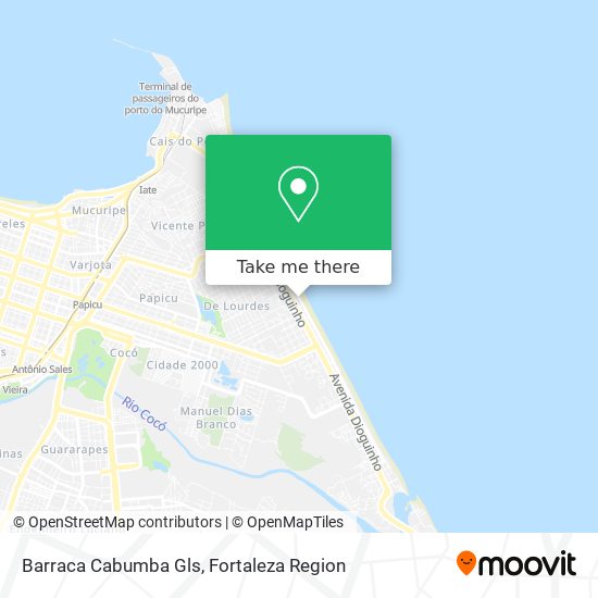 Barraca Cabumba Gls map