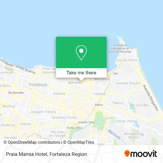 Praia Mansa Hotel map