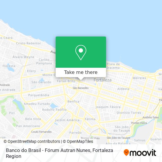 Mapa Banco do Brasil - Fórum Autran Nunes