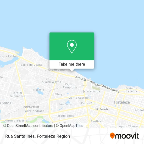 Rua Santa Inês map