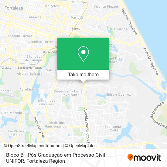 Bloco B - Pós Graduação em Processo Civil - UNIFOR map