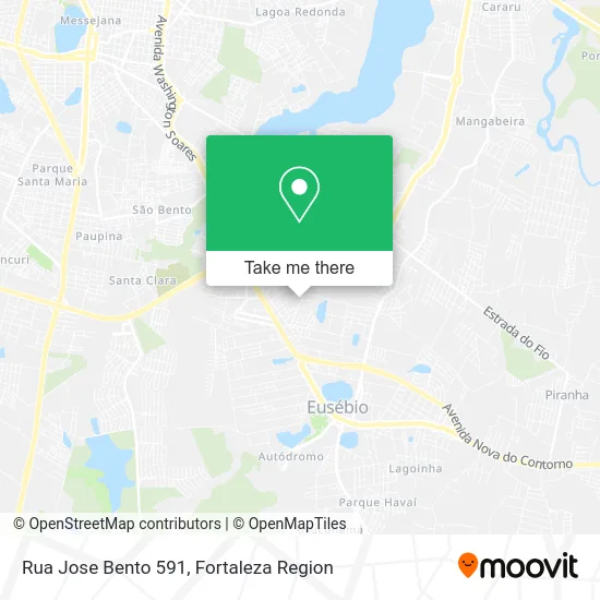 Rua Jose Bento 591 map