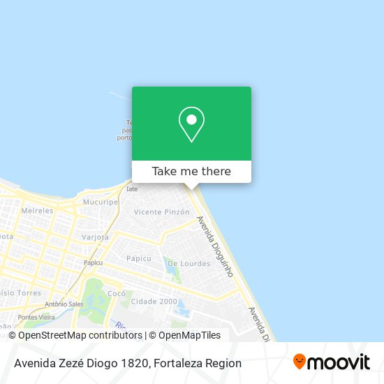 Avenida Zezé Diogo 1820 map