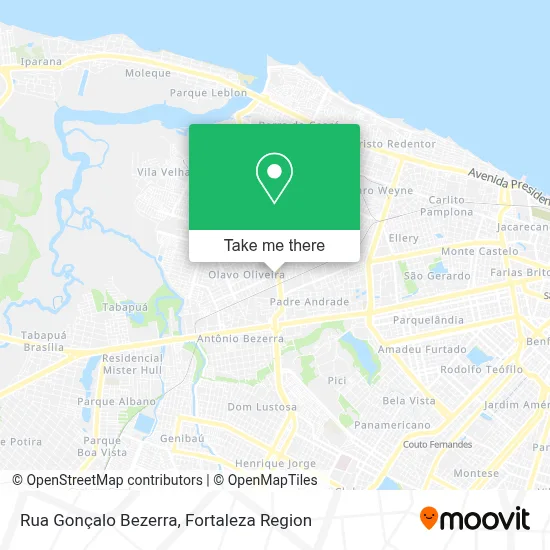 Rua Gonçalo Bezerra map
