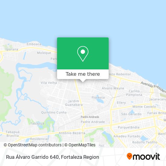 Mapa Rua Álvaro Garrido 640