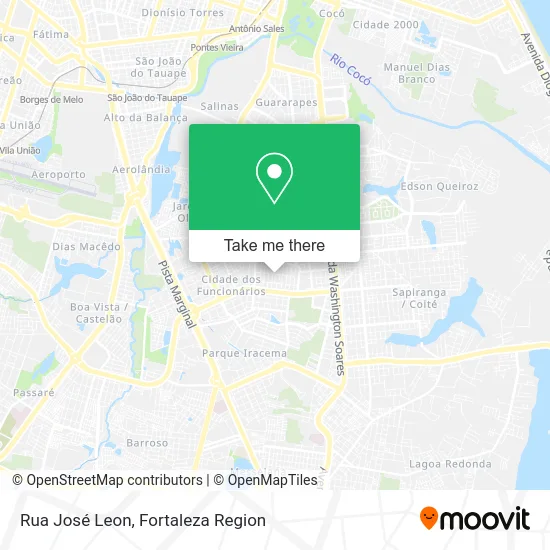 Rua José Leon map