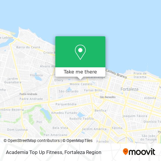 Academia Top Up Fitness map