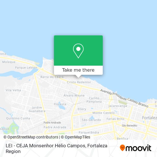 LEI - CEJA Monsenhor Hélio Campos map