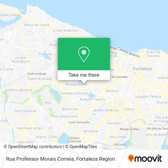 Rua Professor Morais Correia map
