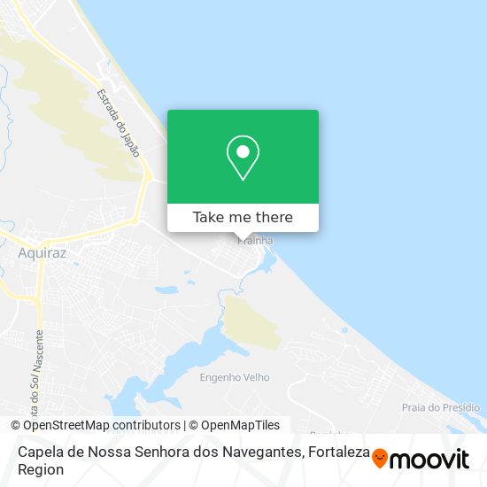 Mapa Capela de Nossa Senhora dos Navegantes