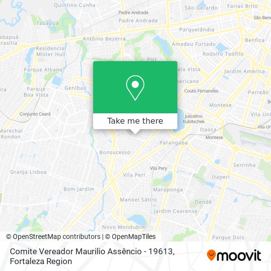 Comite Vereador Maurilio Assêncio - 19613 map