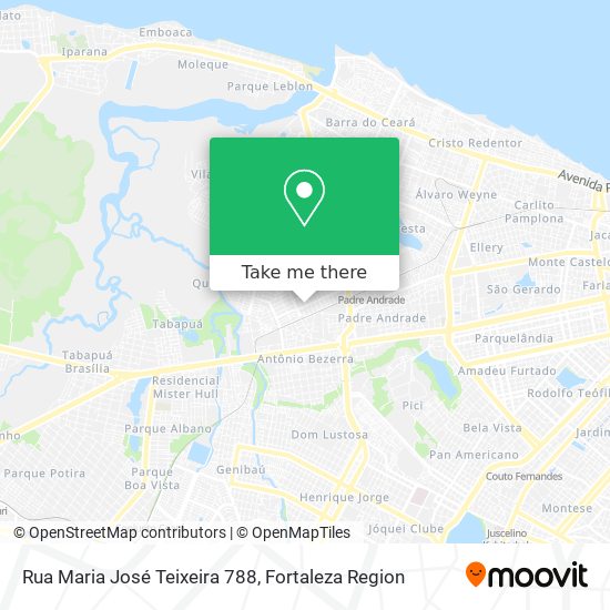Rua Maria José Teixeira 788 map